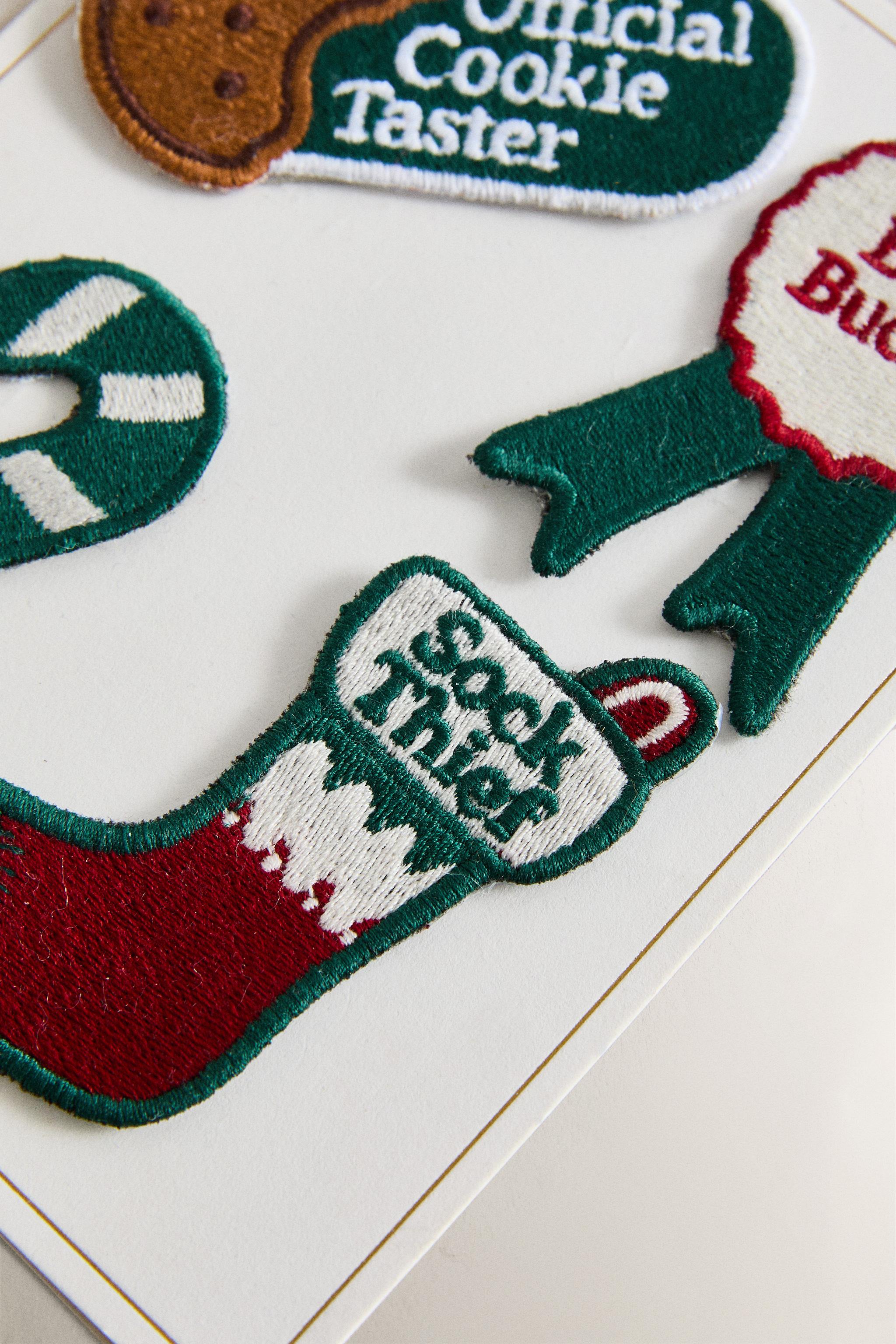 PATCHS THERMOCOLLANTS NOËL (LOT DE 4)